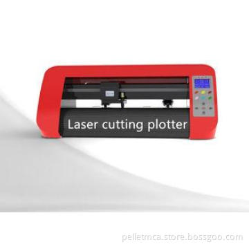 Red 12'' Sticker Mini Laser Cutting Plotter with Optical Vi